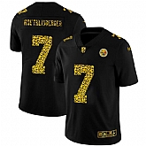 Nike Steelers 7 Ben Roethlisberger Black Leopard Vapor Untouchable Limited Jersey Dyin,baseball caps,new era cap wholesale,wholesale hats